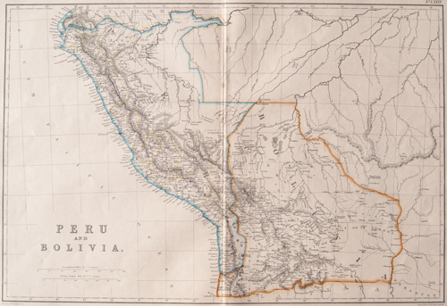 Peru and Bolivia 1860
